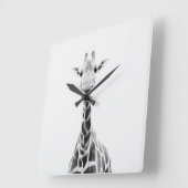 かわいいキリン2 #animal #art スクエア壁時計 (傾斜)