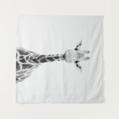 かわいいキリン2 #animal #art タペストリー (正面(横))