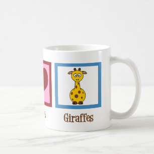 かわいいキリン コーヒーマグカップ