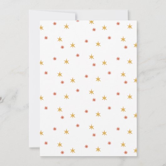 かわいいキリン。サファリおもしろいー動物子供の誕生日 招待状 (裏面)