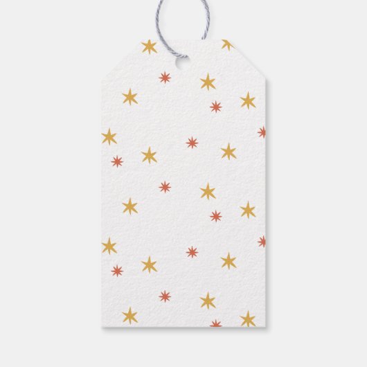 かわいいキリン。サファリの動物の赤ちゃん感謝していシャワーあなた ギフトタグ (裏面)