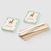 かわいいキリン&バードベビーシャワー ハンドファン (組立なし)