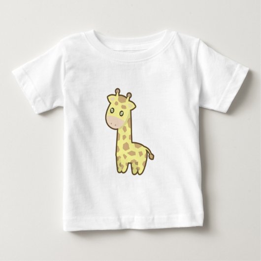 かわいいキリン ベビーTシャツ (正面)