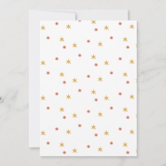 かわいいキリン。動物園おもしろいのサファリ動物の赤ちゃん 招待状 (裏面)