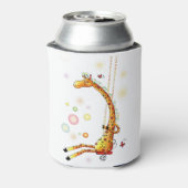 かわいいキリン 缶クーラー (缶裏面)