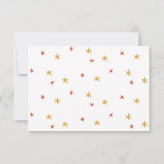 かわいいキリン。面白い動物サファリの子供の誕生日 サンキューカード (裏面)