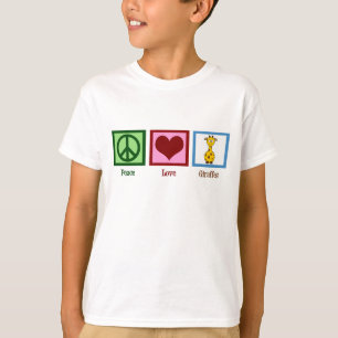 かわいいキリン Tシャツ