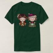 かわいいキングルイーXVIマリーアントワネットキャラクター Tシャツ (デザイン正面)