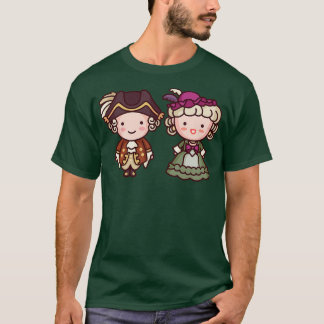 かわいいキングルイーXVIマリーアントワネットキャラクター Tシャツ