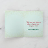 かわいいギターとガーランドのクリスマスカード シーズンカード (内部)