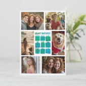 かわいいギフトプレゼント手描きカスタム6 PHOTO シーズンカード (スタンド正面)