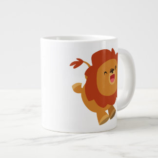 かわいいギャンボリングマンガライオンジャンボマグカップ ジャンボコーヒーマグカップ