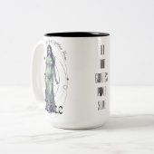 かわいいギリシャの女神 ツートーンマグカップ (正面左)
