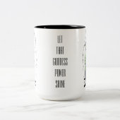 かわいいギリシャの女神 ツートーンマグカップ (中央)