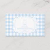 かわいいギンガフランスのムテディベアベビー エンクロージャーカード (正面)