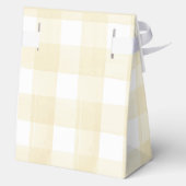 かわいいギンガムボーパンケーブランチ赤ちゃんシャワー フェイバーボックス (裏面)