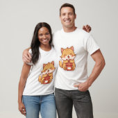 かわいいギンガー猫のギフトボックスハグ✨🎁 Tシャツ (ユニセックス)