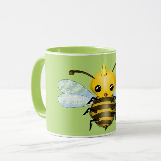 かわいいクイーンビーマグ マグカップ (正面左)