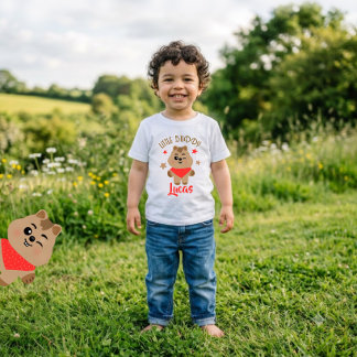 かわいいクォッカのLittle Buddy オーダーメイドデザイン ベビーTシャツ