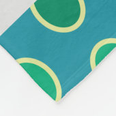 かわいいクジャクパーソナライズされたブランケット フリースブランケット (角)