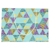 かわいいクジャクパーティー ラージペーパーバッグ (裏面)