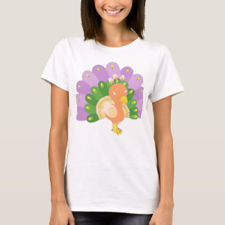 かわいいクジャクTシャツ Tシャツ