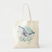 かわいいクジラとサンゴの組成物2トートバッグ トートバッグ (正面)