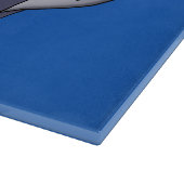 かわいいクジラと子牛のお洒落漫画 カッティングボード (角)