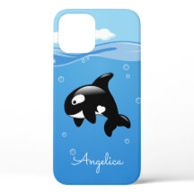 かわいいクジラのオルカ in 海洋 - オーダーメイドの名前付き