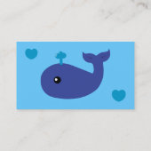かわいいクジラの名刺 名刺 (裏面)