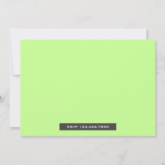 かわいいクジラの最初の誕生日パーティフォト招待状 招待状 (裏面)