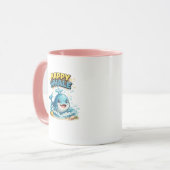 かわいいクジラの海のマグカップ マグカップ (正面左)