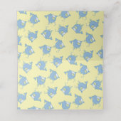 かわいいクジラの赤ちゃんシャワーかわいい プレイスカード (内部開封)