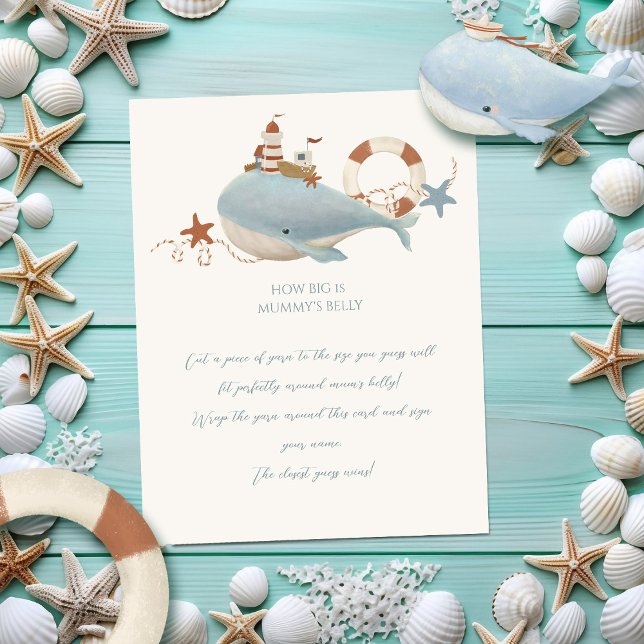 かわいいクジラの赤ちゃんシャワーゲーム (クリエイターアップロード済み)