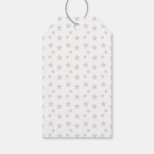 かわいいクジラの赤ちゃんシャワー ギフトタグ (裏面)