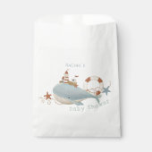 かわいいクジラの赤ちゃんシャワー フェイバーバッグ (正面)