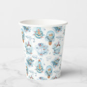 かわいいクジラの赤ちゃんシャワー 紙コップ (正面)