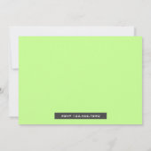 かわいいクジラの1歳誕生日パーティー写真招待状 招待状 (裏面)