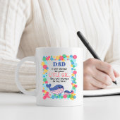 かわいいクジラパパ私はいつでもあなたの小さな女の子 コーヒーマグカップ