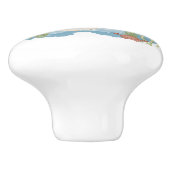 かわいいクジラビーチハウスウェルカム セラミックノブ (側面)