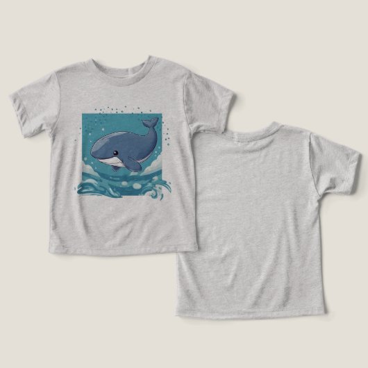 かわいいクジラ (デザイン正面&裏面)