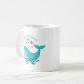 かわいいクジラ オーシャンズセイバー コーヒーマグカップ (正面左)