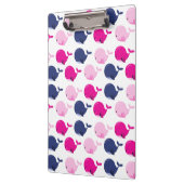 かわいいクジラ、クジラの模様、海獣 クリップボード (左)