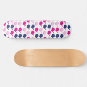 かわいいクジラ、クジラの模様、海獣 スケートボード (横)