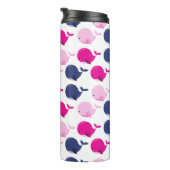 かわいいクジラ、クジラの模様、海獣 タンブラー (回転右)