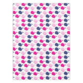 かわいいクジラ、クジラの模様、海獣 テーブルクロス (正面)