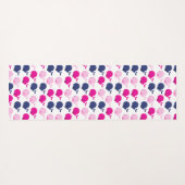 かわいいクジラ、クジラの模様、海獣 ヨガマット (裏面(横))