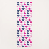 かわいいクジラ、クジラの模様、海獣 ヨガマット (正面)