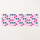 かわいいクジラ、クジラの模様、海獣 ヨガマット (正面(横))