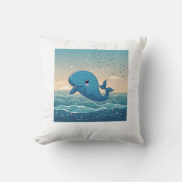 かわいいクジラ クッション